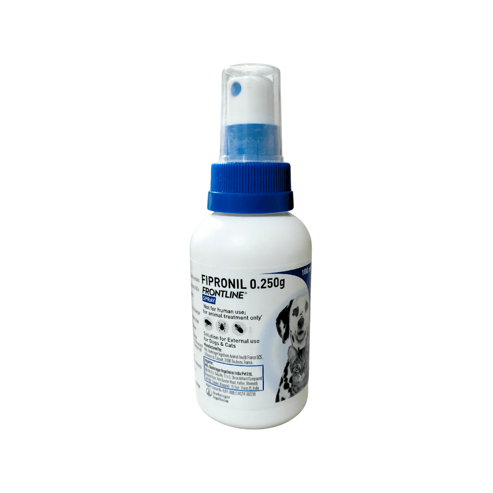 Frontline Spray Fipronil 0.25g Tick & Flea Spray 100ml for Cats & Dogs