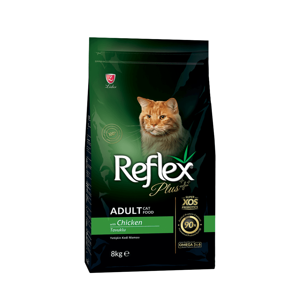 Reflex Plus Adult Cat Food Chicken 8kg