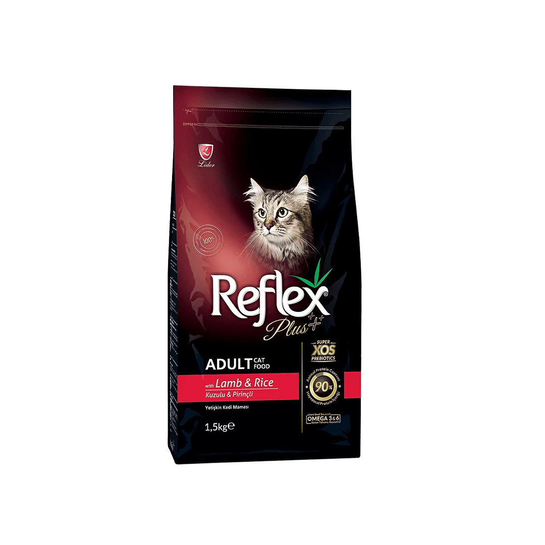 Reflex Plus Adult Cat Food Lamb & Rice 1.5kg