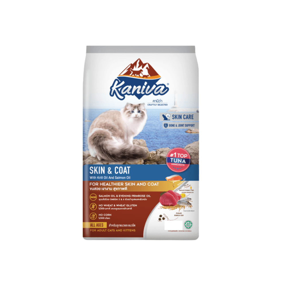 Kaniva Skin & Coat – Tuna, Ocean Fish & Rice for Adults & Kittens 1.3kg