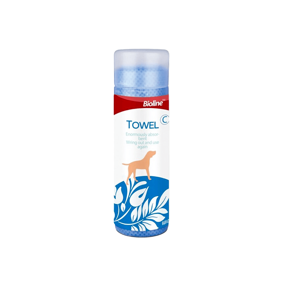 Bioline Highly Absorbent Pet Cleaning Bath Towel 66x43cm