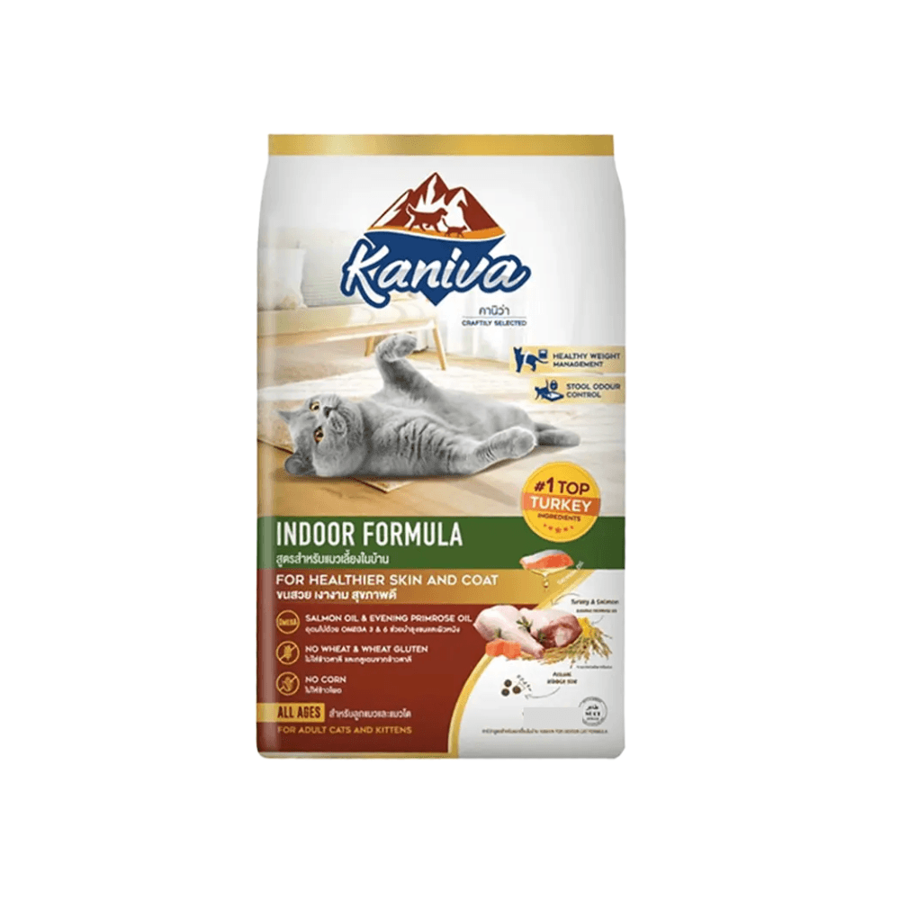 Kaniva Indoor Formula Cat Food Chicken, Salmon & Rice for Adults & Kittens 370g