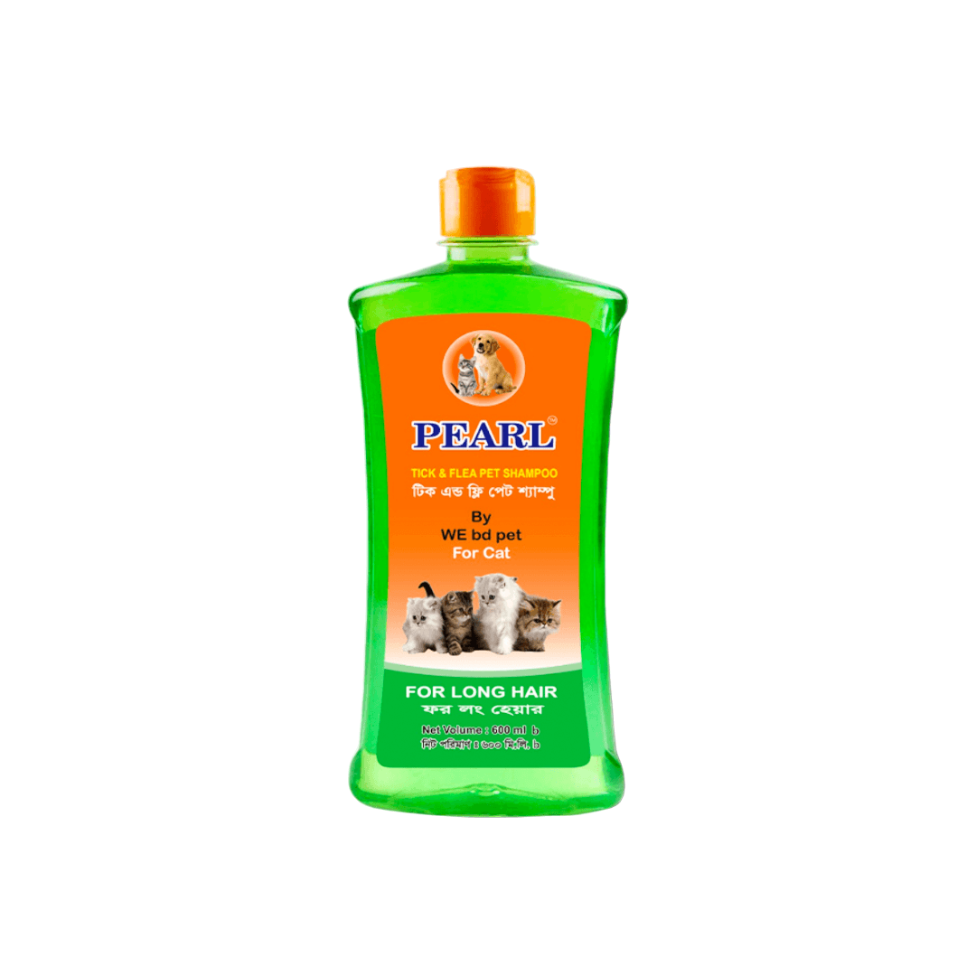 Pearl Tick & Flea Cat Shampoo for Long Hair 300ml