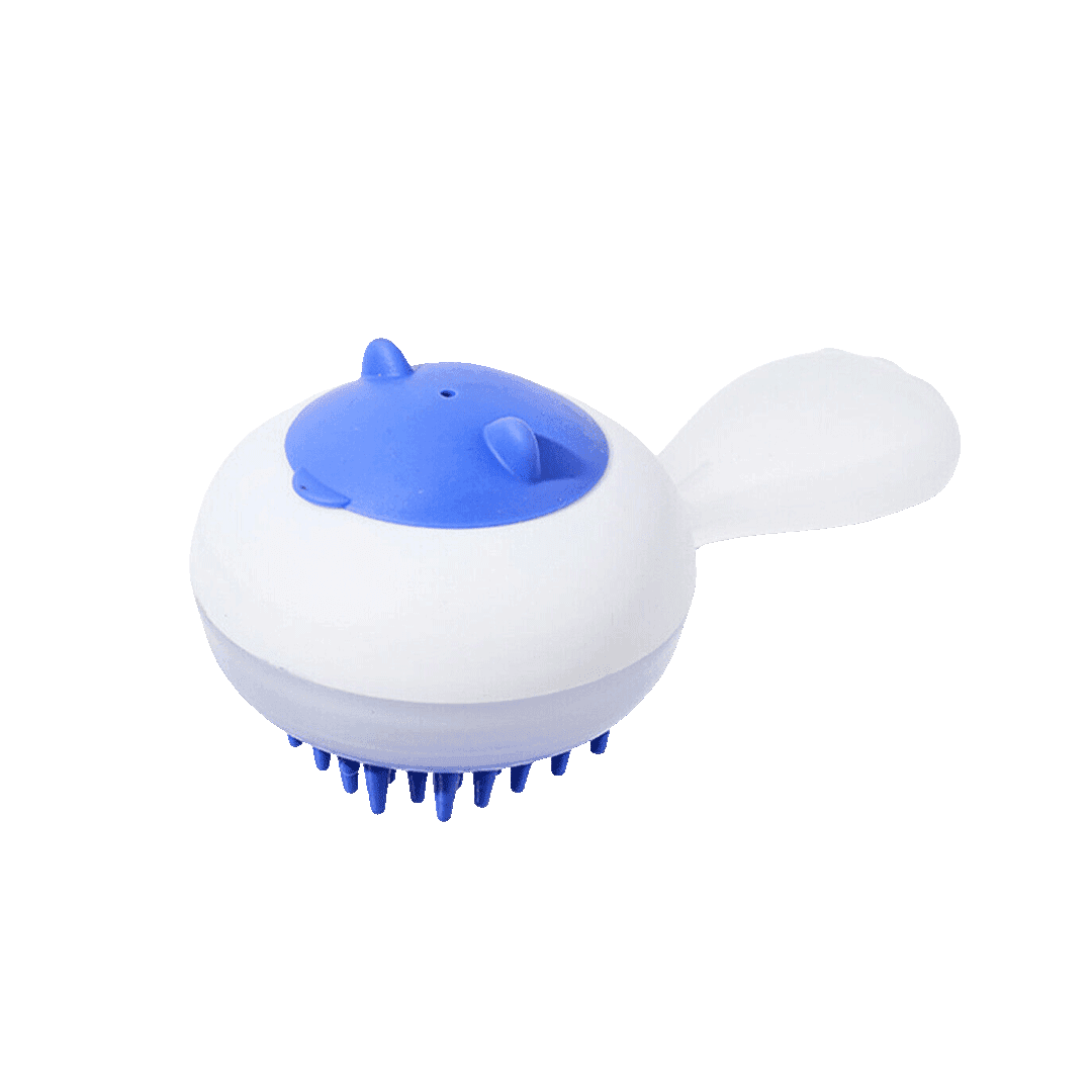 Comfortable Handling Cat Bathing Brush Shampoo Dispenser