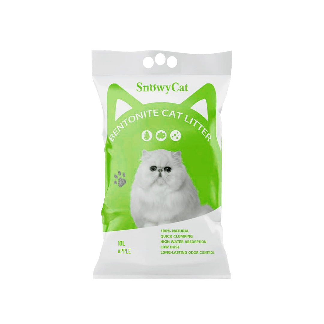 Snowycat Bentonite Cat Litter Apple 10L