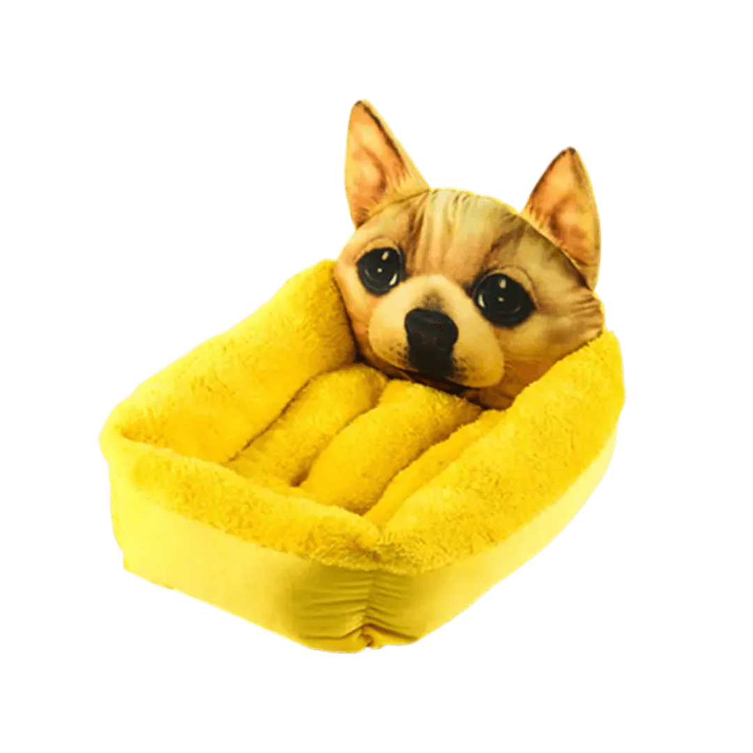 Sophisticated Cat Shape Pet Bed with Extra Soft Cushion