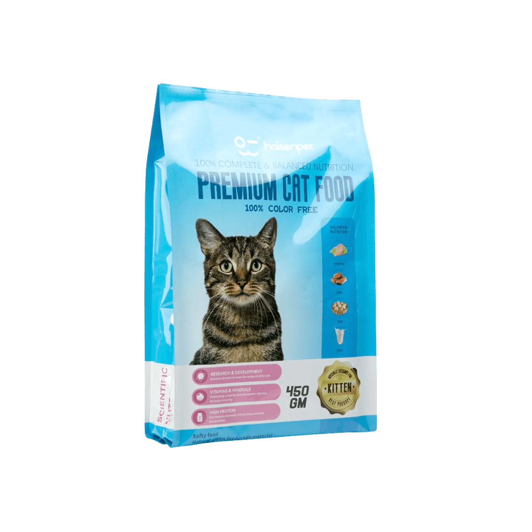 Haisenpet Premium Kitten Food Chicken, Fish, Egg & Milk 450gm