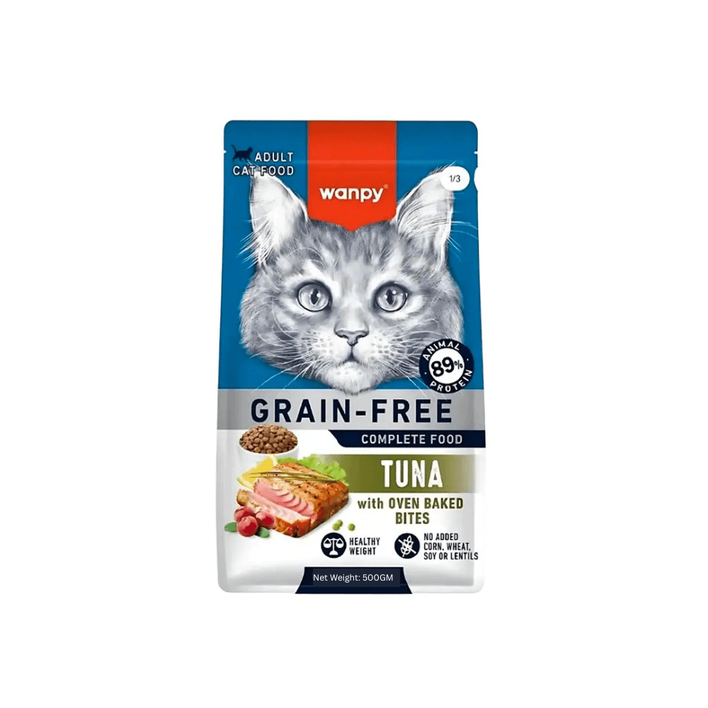 Wanpy Grain Free Super Premium Dry Cat Food Adult Tuna 500g