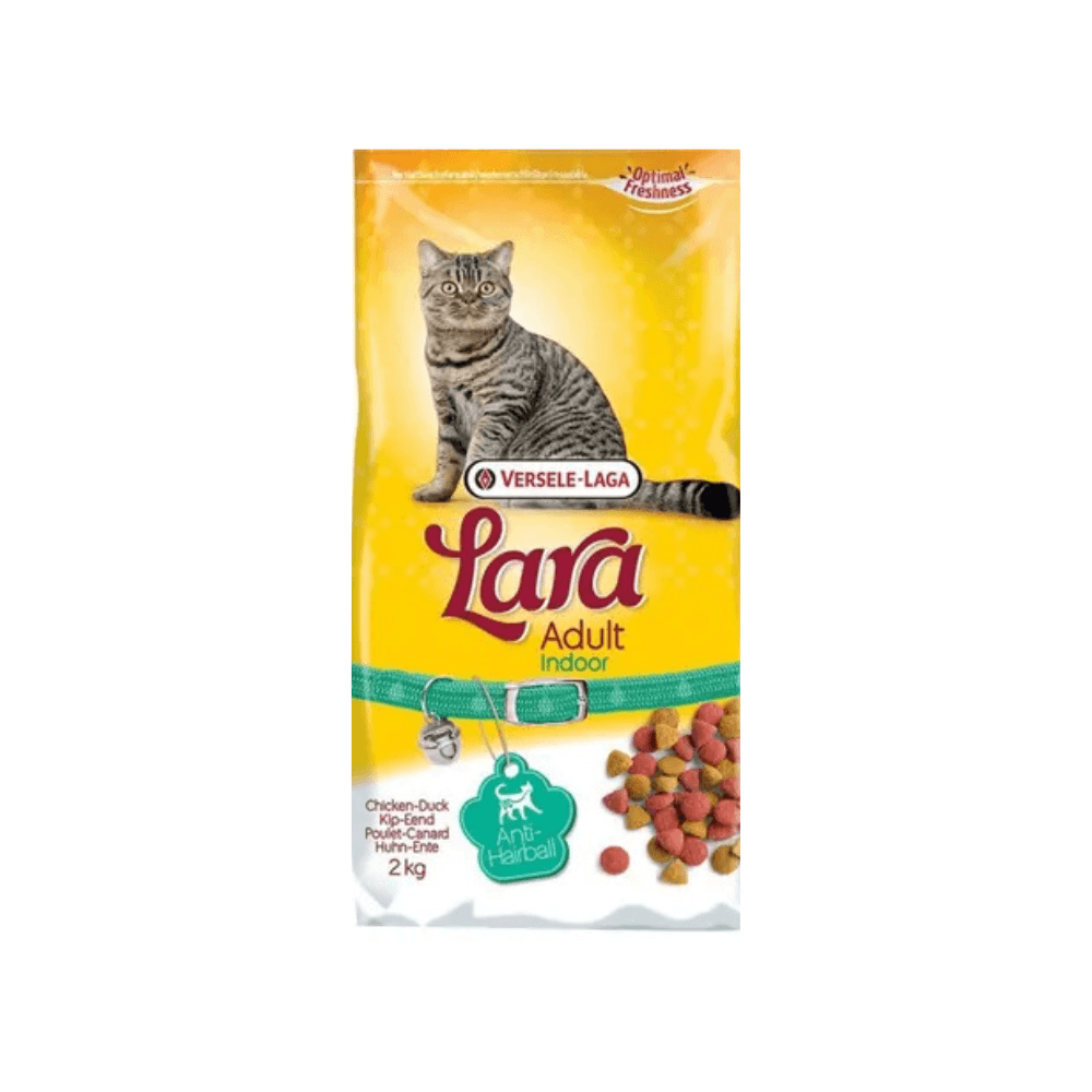 Lara Cat Food Adult Indoor Anti Hairball with Chicken 2kg