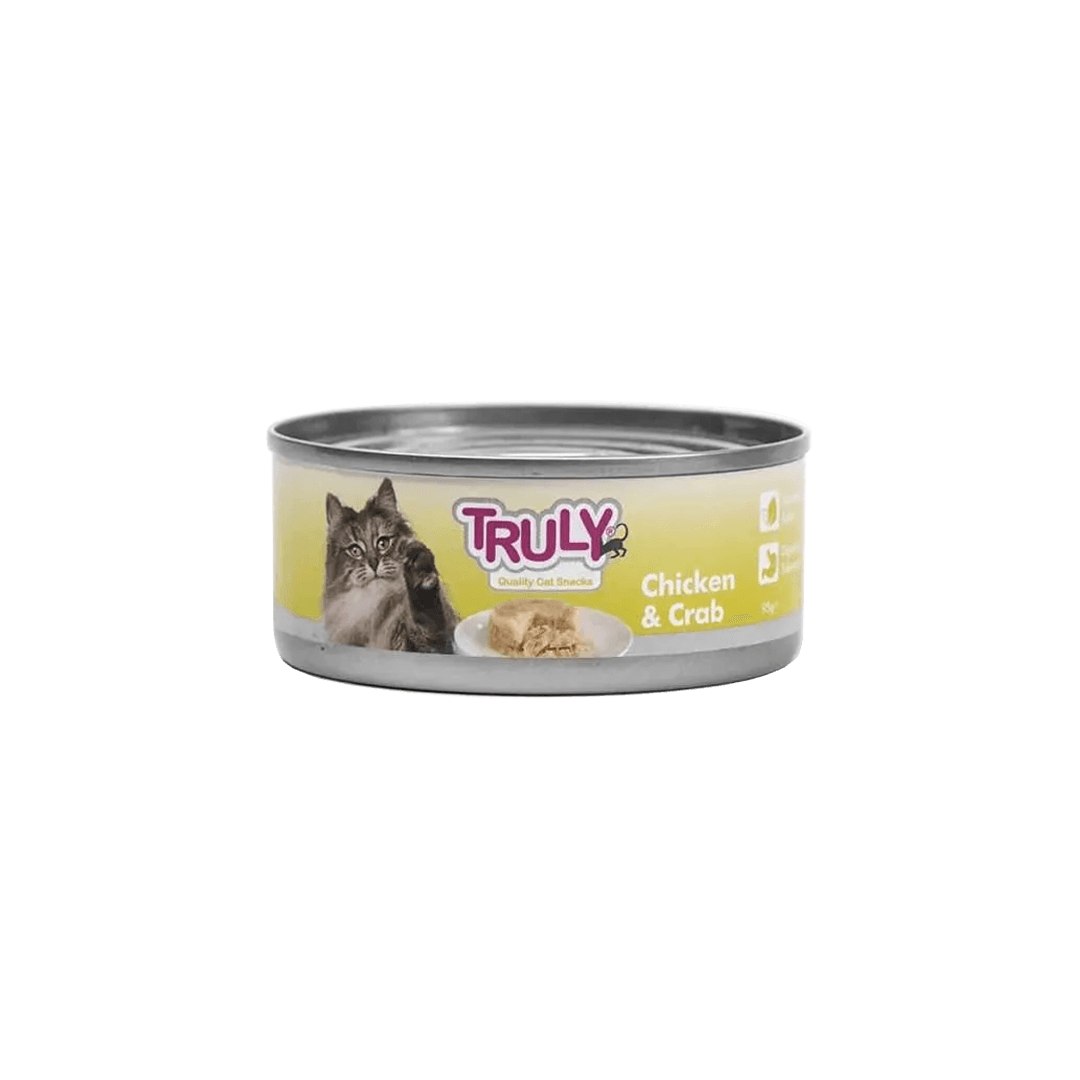 Truly Grain Free Cat Food Can Chicken & Crab 95gm