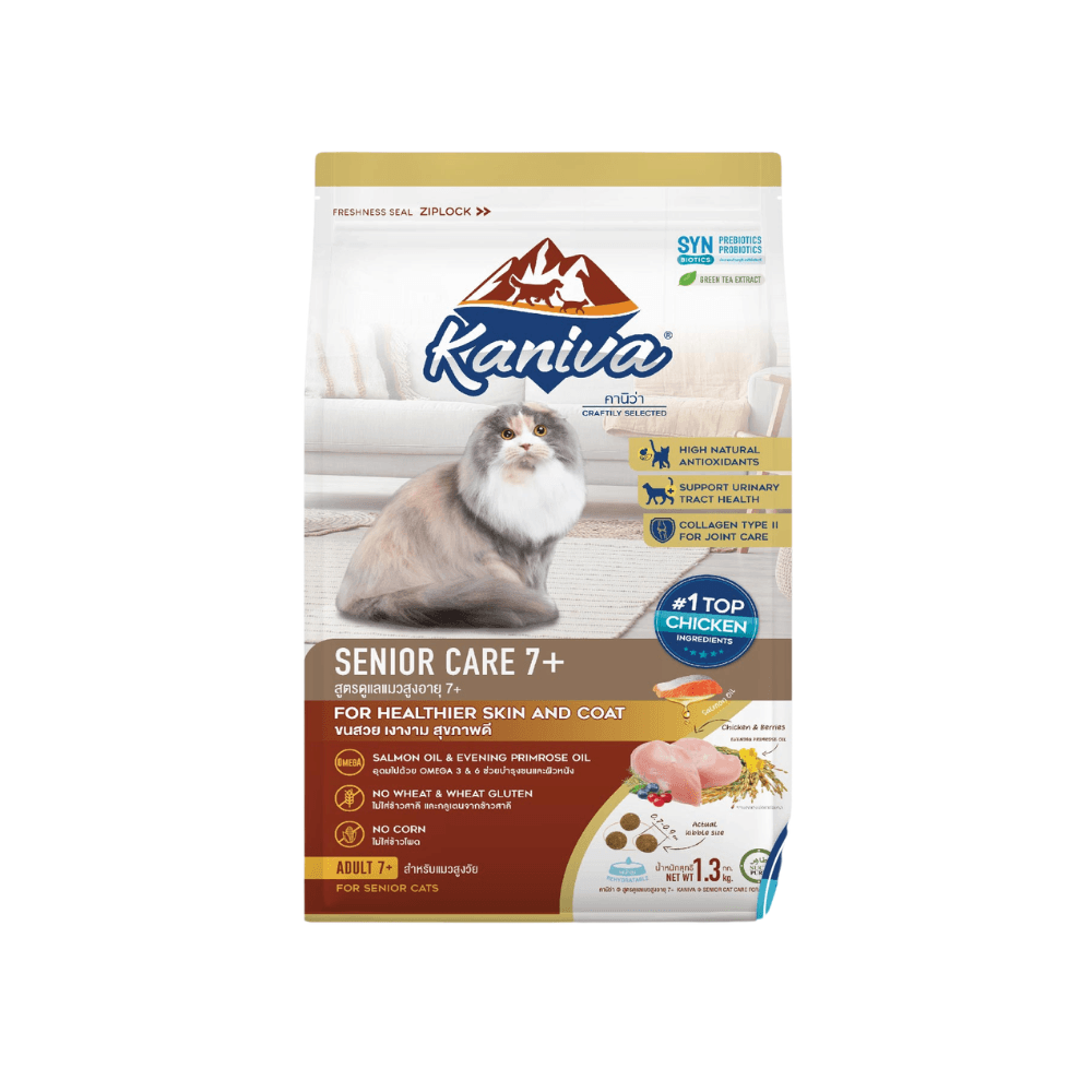 Kaniva SENIOR CARE 7+ Cat Food Chicken, Berries & Rice 1.3kg