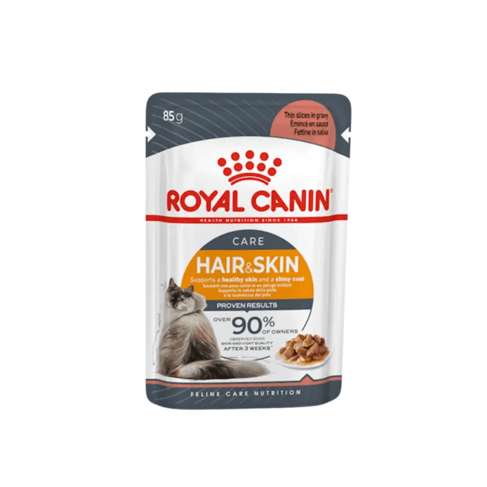 Royal Canin Cat Pouch Adult Hair & Skin Care Gravy 85g