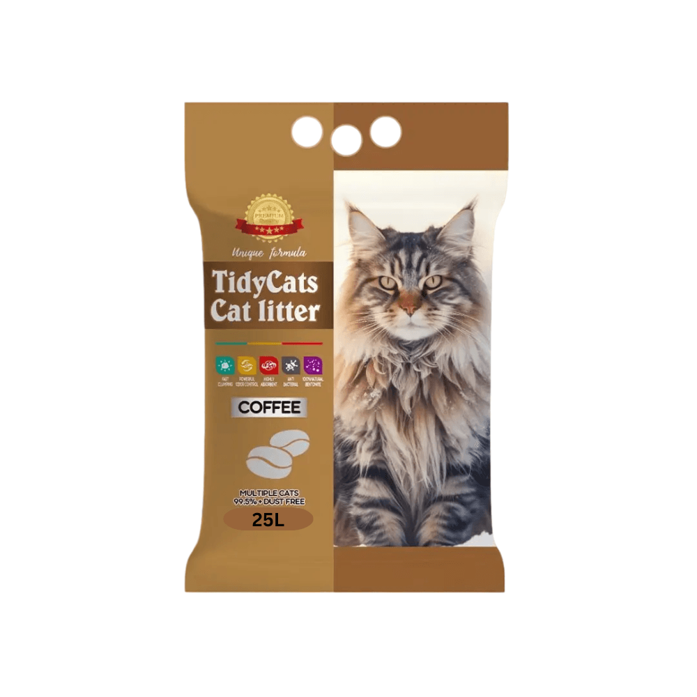 TidyCats Bentonite Cat Litter Coffee 25L