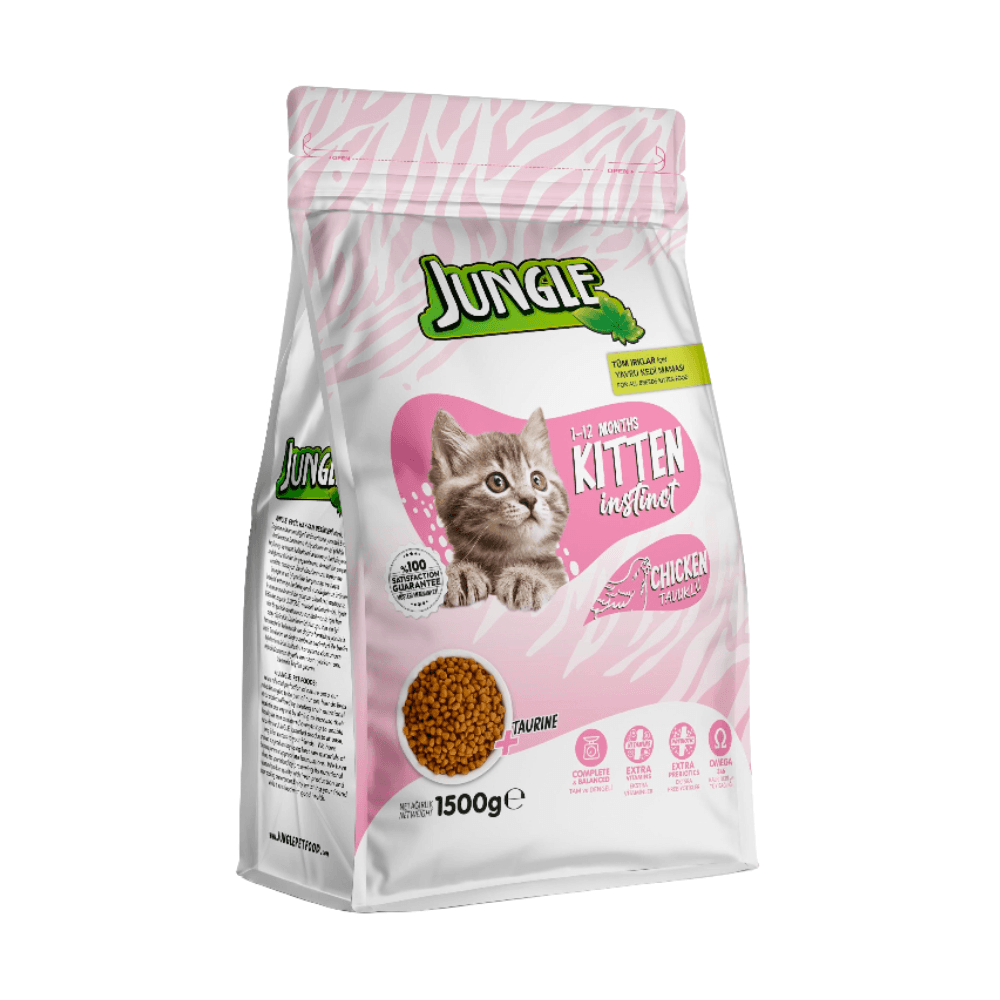 Jungle Kitten Dry Cat Food Chicken 1.5kg