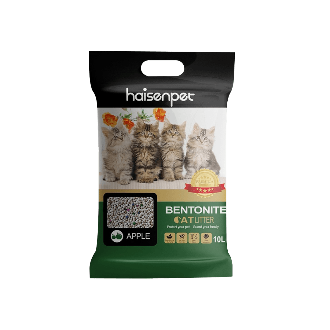 Haisenpet Bentonite Cat Litter Apple 10L