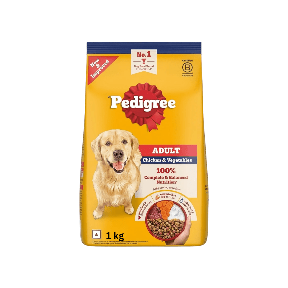 Pedigree Adult Dog Food Chicken and Vegetables 1kg