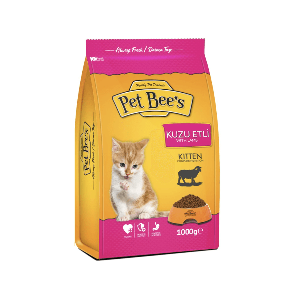 Pet Bee's Kitten Dry Cat Food with Lamb 1kg