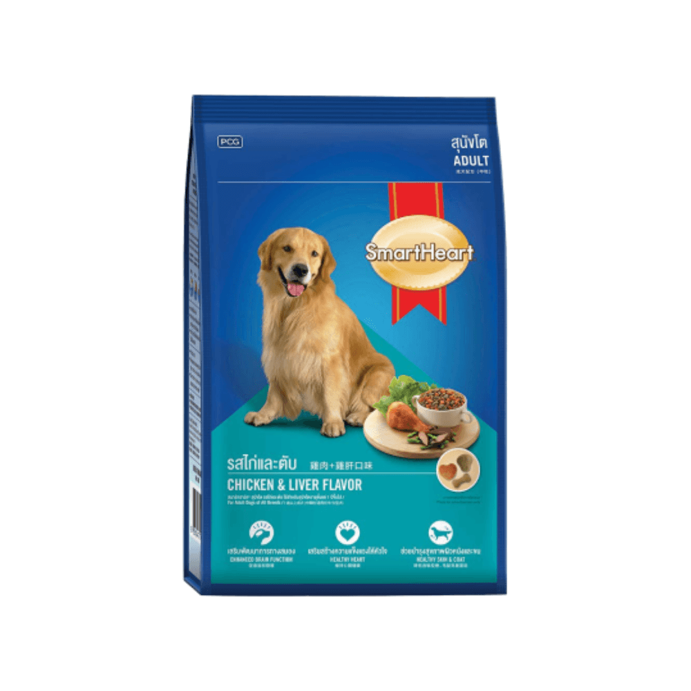 Smartheart Adult Dog Food Chicken & Liver 3kg