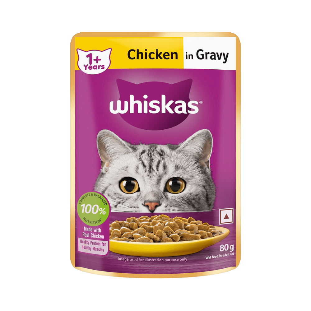 Whiskas Pouch Adult Chicken in Gravy 80g