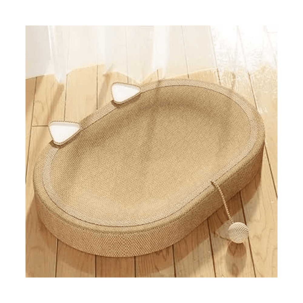 Cat Ear Shape Oval Type Cat Scratching Toy