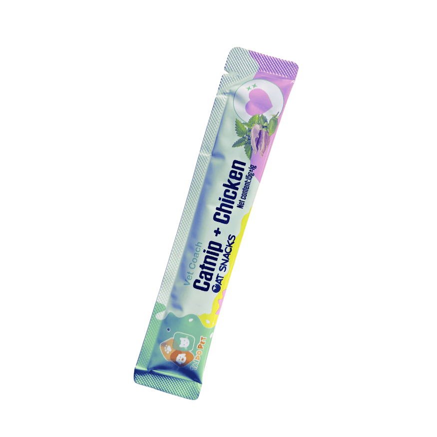 Taido Pet Vet Coach Catnip & Chicken Cat Treat Snacks 15g