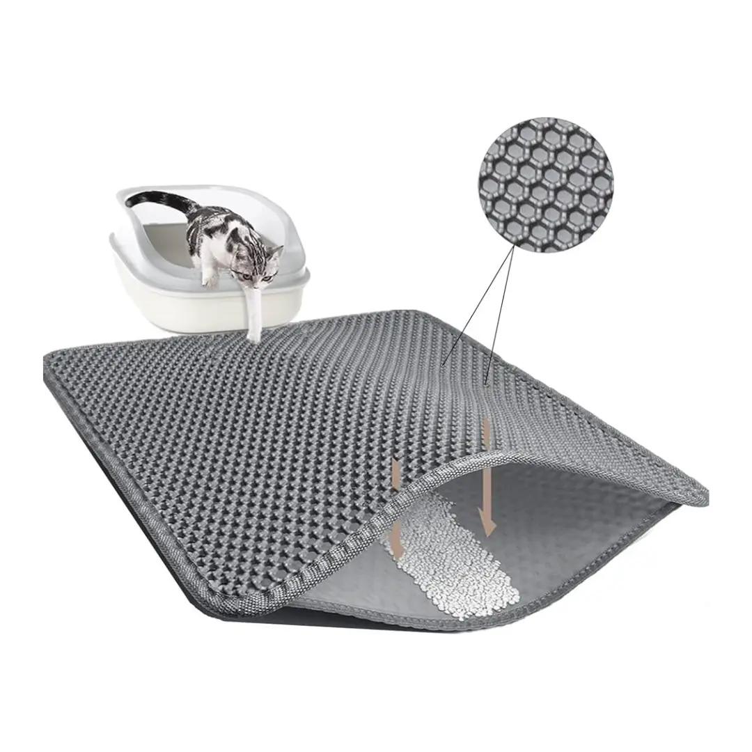 Double Layer Waterproof Premium Nonslip Pet Litter Mat Pad