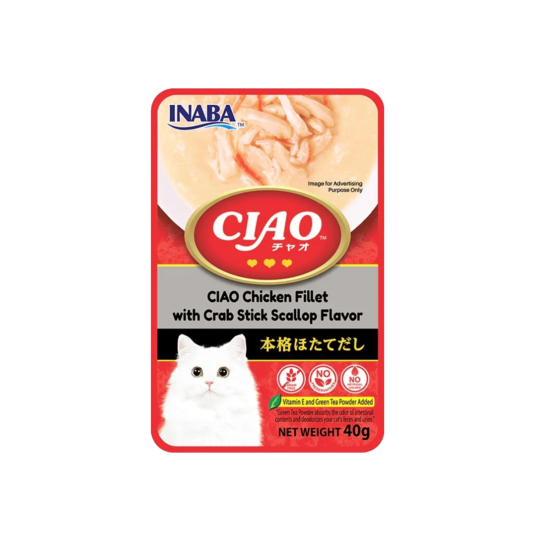 CIAO Chicken Fillet with Crab Stick Scallop 40g
