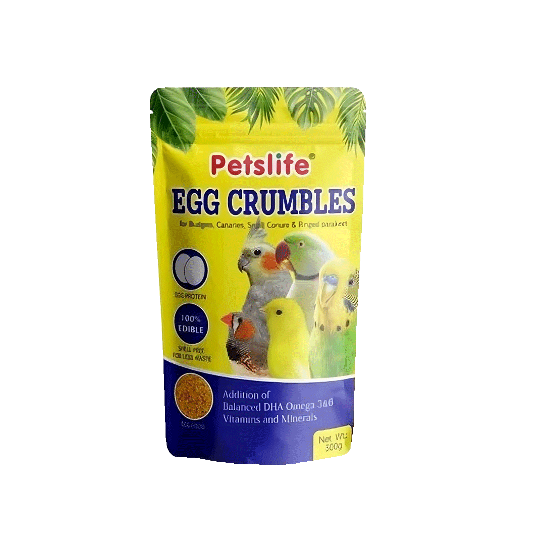 Petslife Egg Crumbles Egg Food 300g