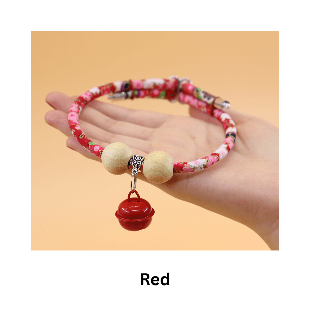 European Style Printed Collar Belt with Bell