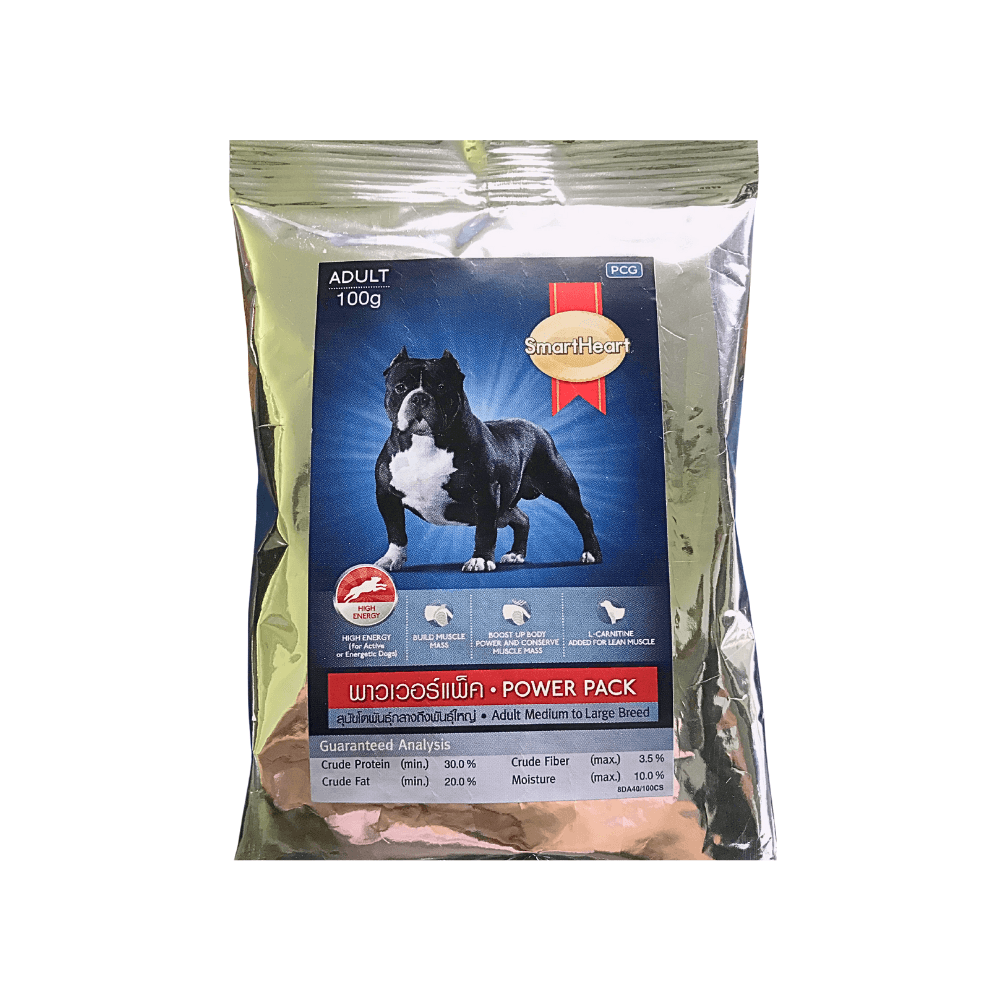 Smartheart Adult Dog Food Power Pack 100g (Trial Pack)