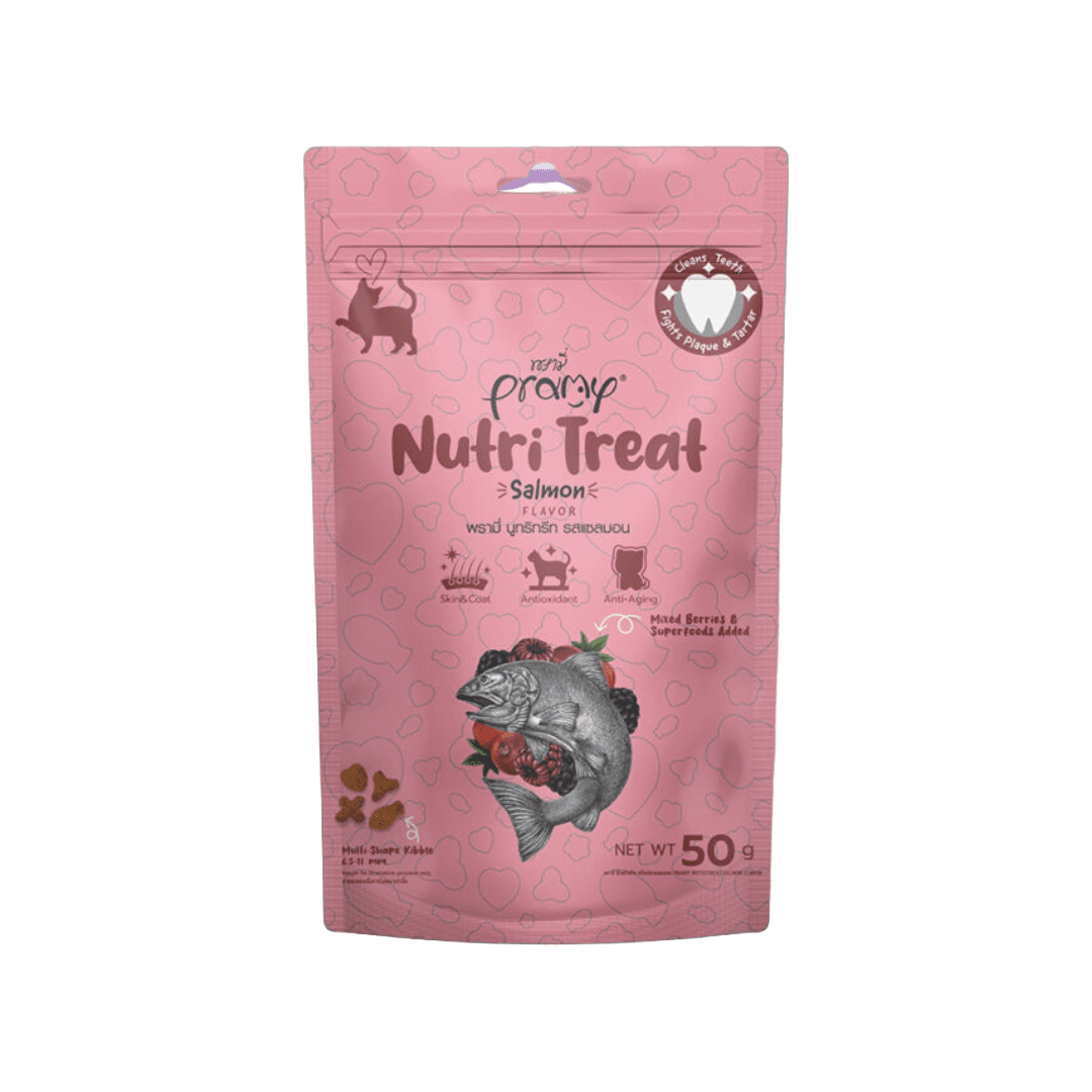 Pramy Nutri Dry Cat Treat Salmon 50g