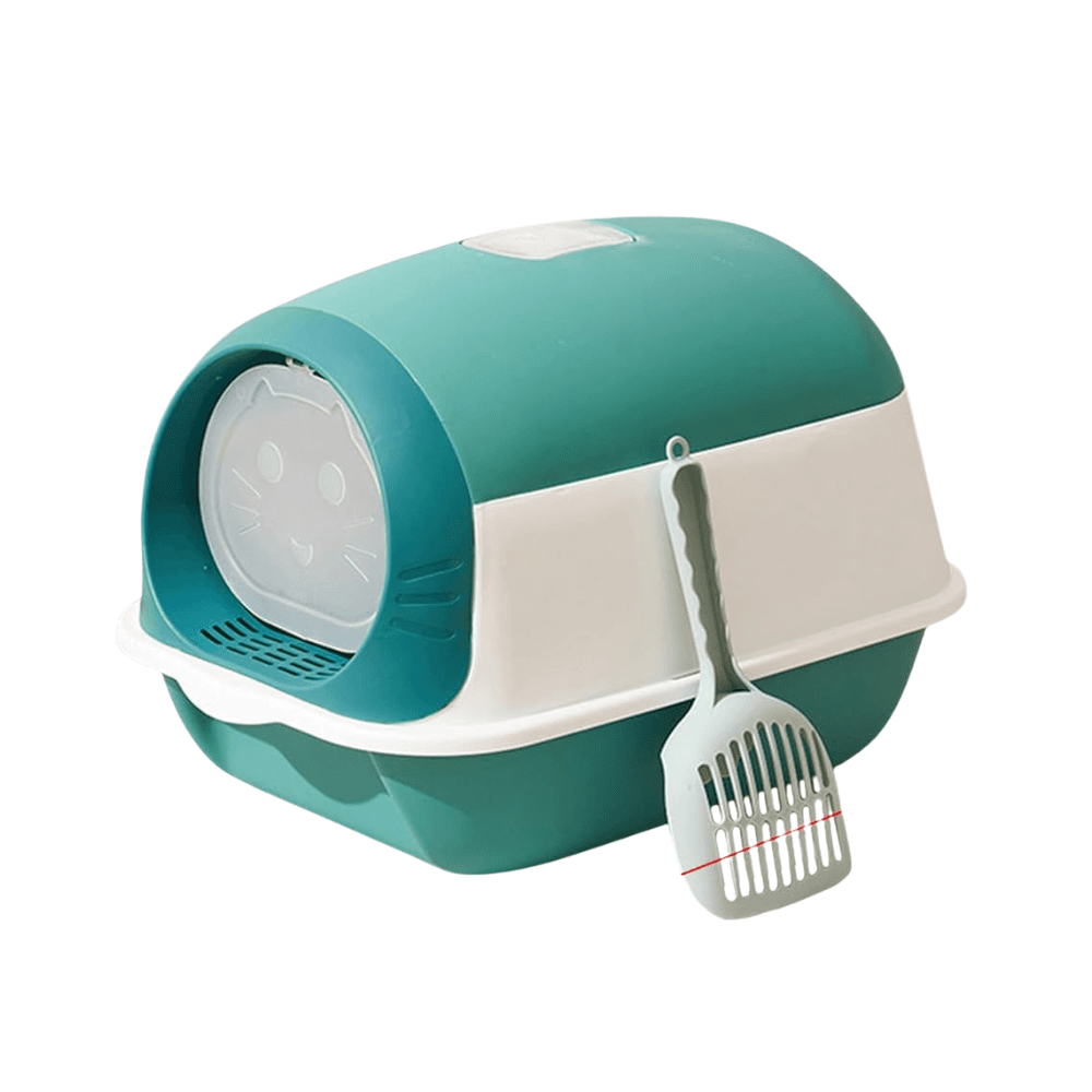 Premium Hooded Cat Litter Box Fully Enclosed Cat Litter Tray