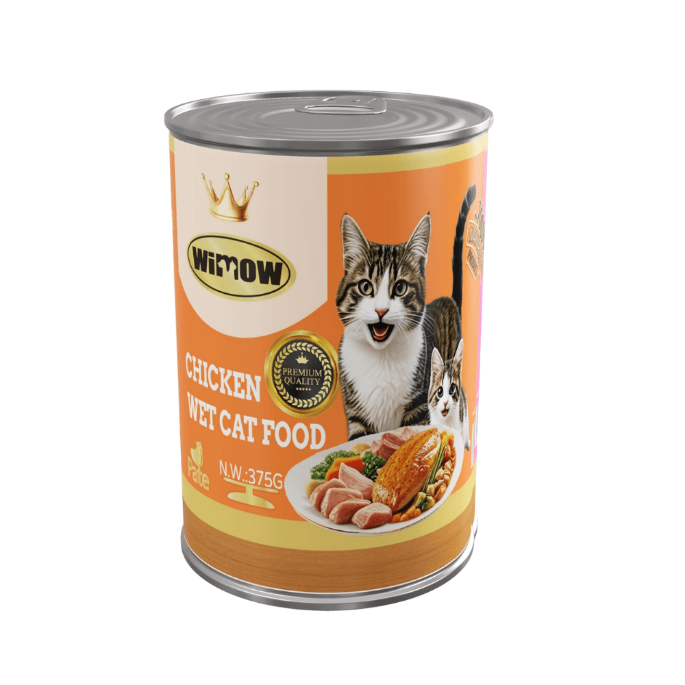 Wimow Grain Free Cat Canned Food Chicken for All Ages 375g