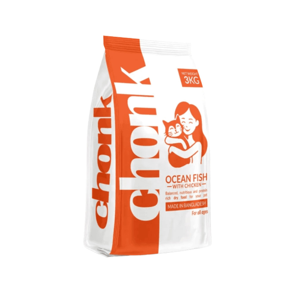 Chonk Cat Food Ocean Fish with Chicken 3kg for All Ages