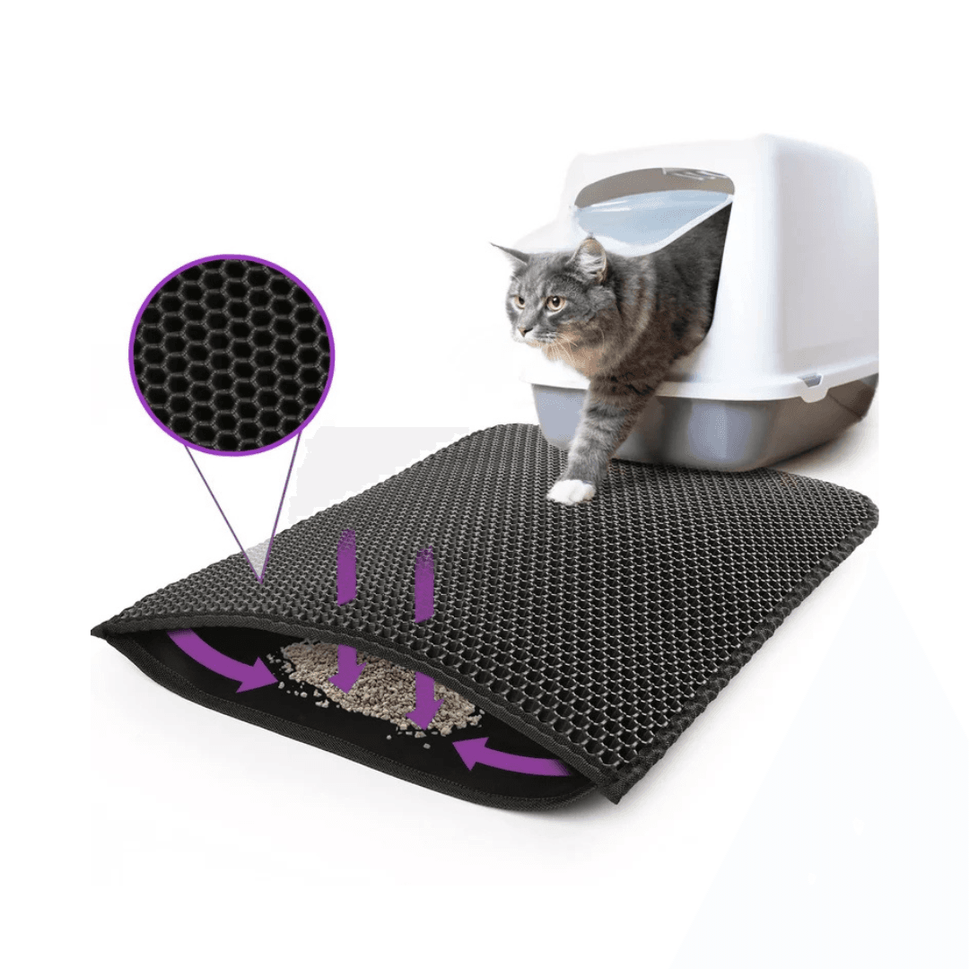 Double Layer Waterproof Premium Nonslip Pet Litter Mat Pad