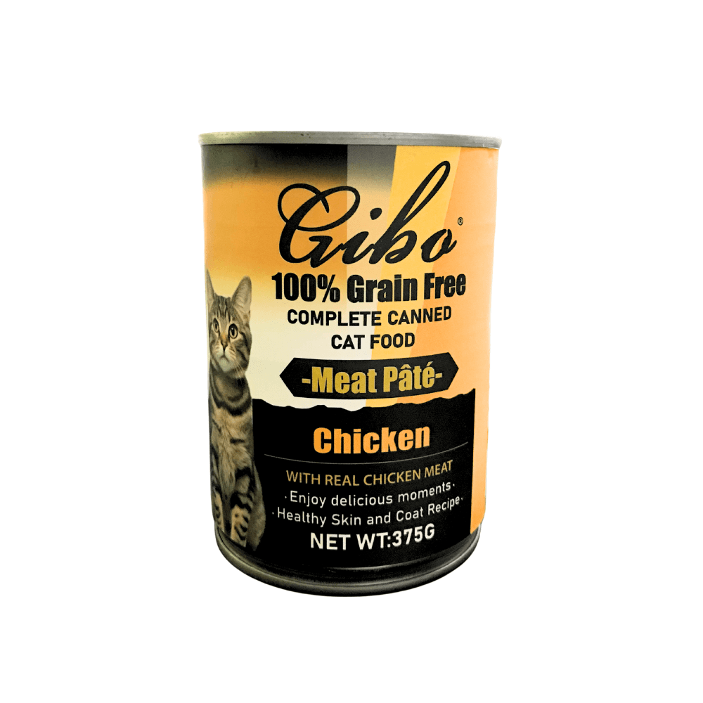 Gibo GRAIN FREE Cat Canned Food Chicken 375gm