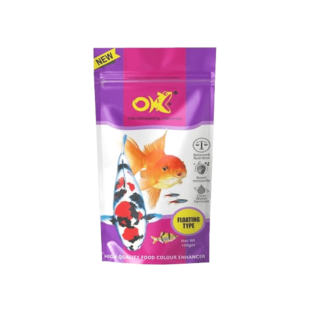 OK Fish Food Pouch 100gm