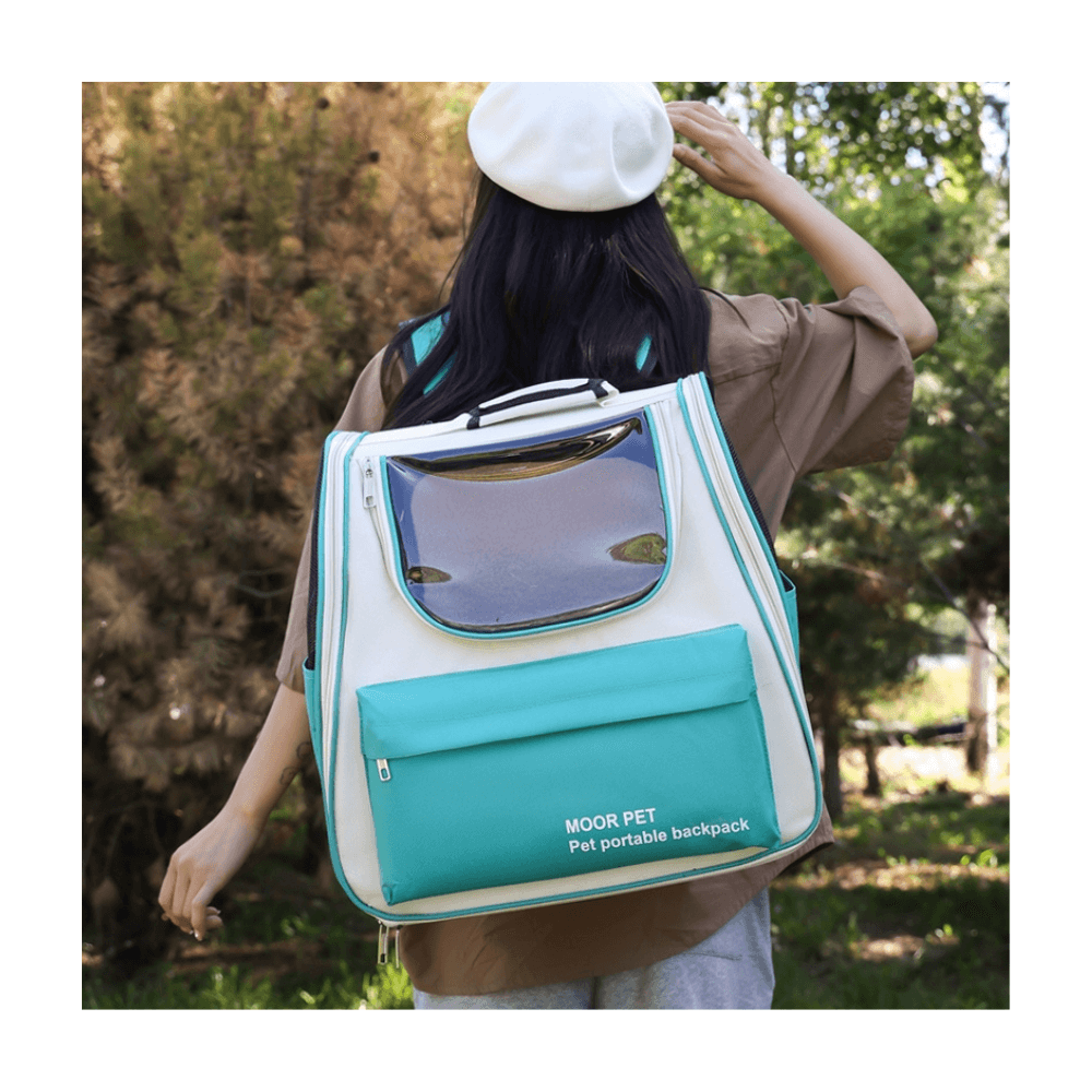 Moorpet High Quality Square Expandable Cat Carrier Backpack