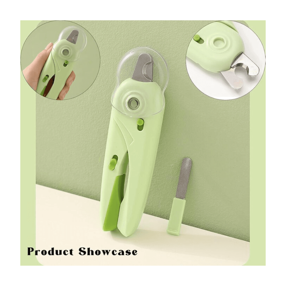Professional Pet Nail Clippers with Adjustable Hole Including LED Light For Cats & Dogs