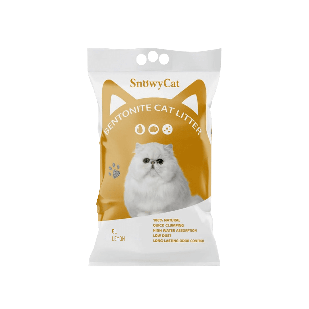 Snowycat Bentonite Cat Litter Lemon 5L