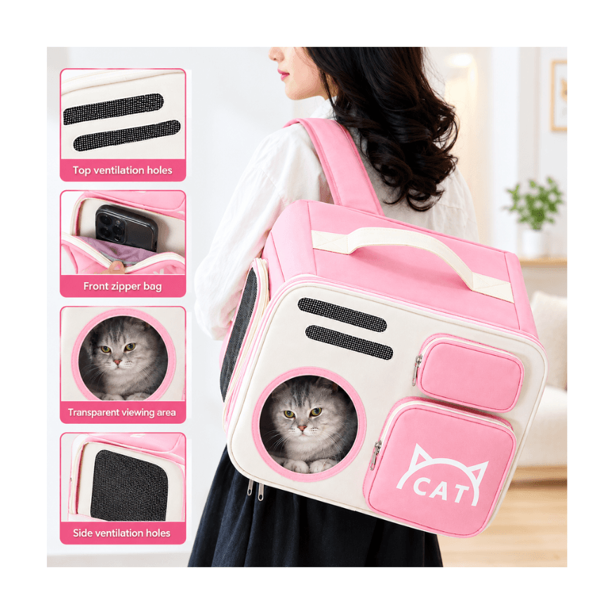 Moorpet Radio Edition Ventilated Comfortable Cat Carrier Bag