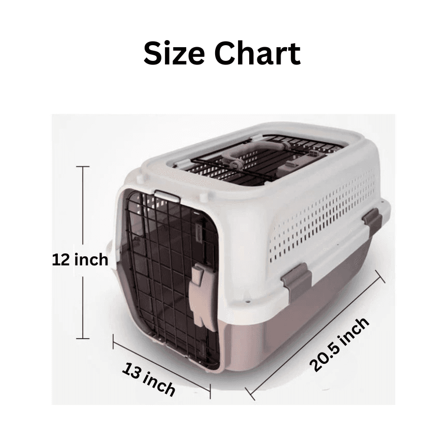 Large Premium Travel Carrier Cage Box with Sky Window