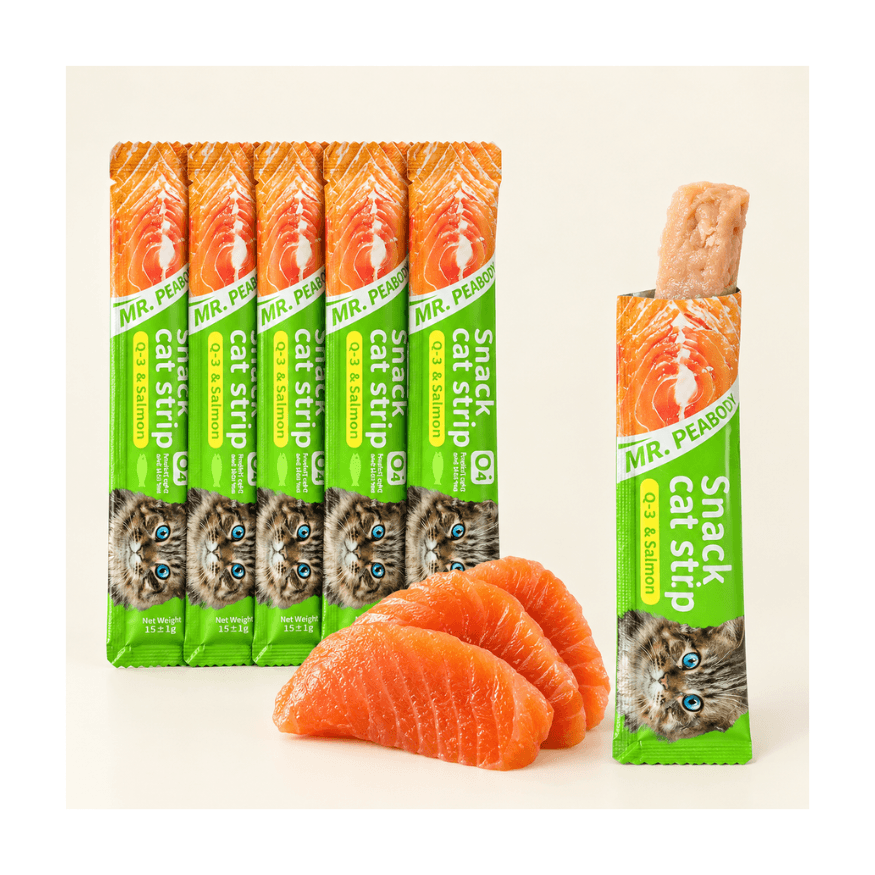 Mr. Peabody Cat Treat Salmon & Omega-3 15g (1 Piece)
