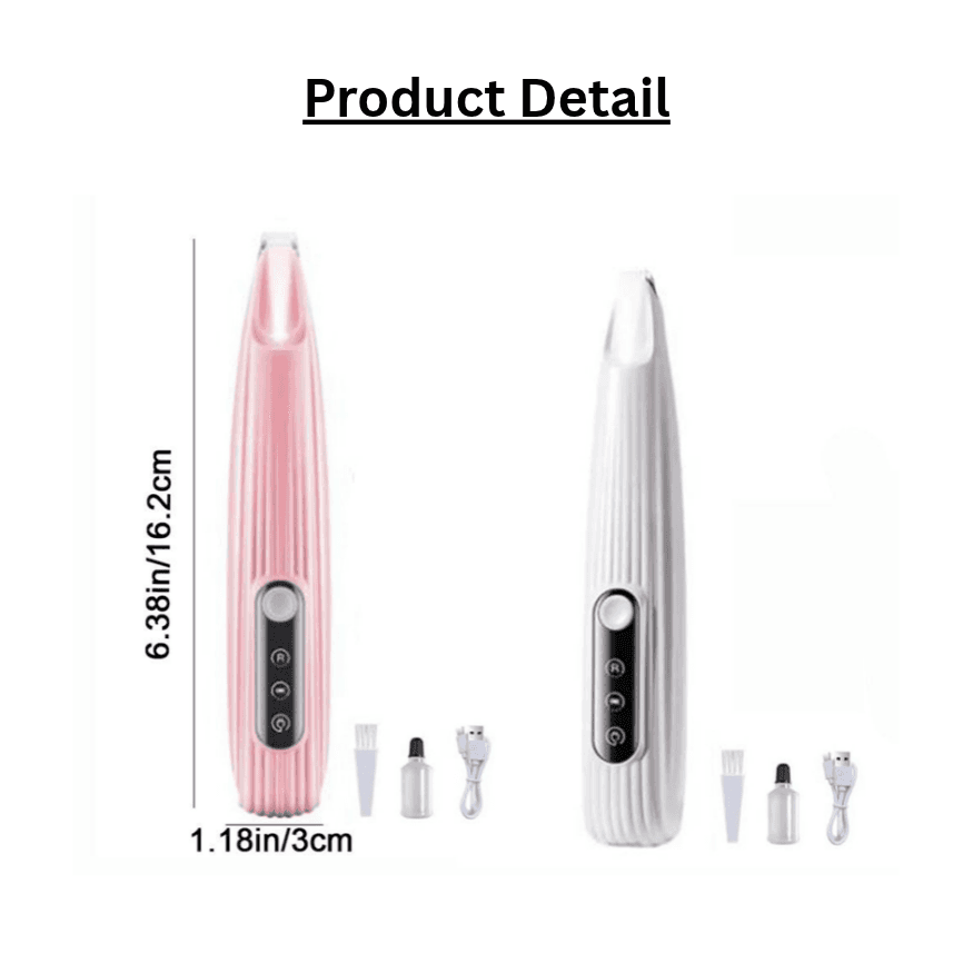 USB Rechargeable Waterproof Pet Electric Hair Clipper Paw Trimmer