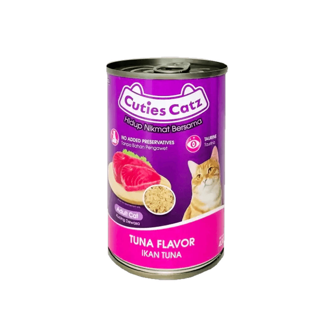 Cuties Catz Adult Cat Canned Food Tuna 400g