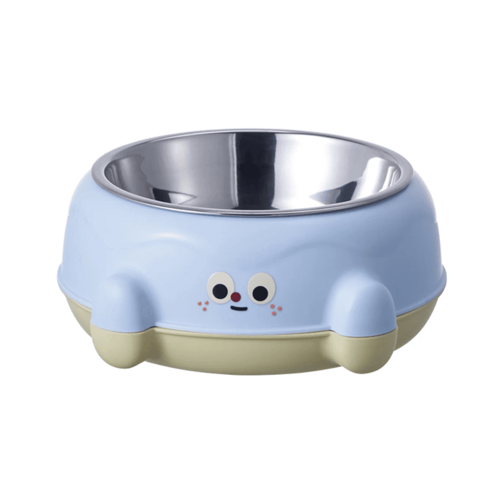 Cute Pet Feeding Bowl - Stainless Steel Inner Food bowl