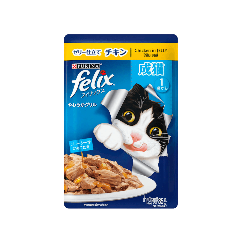 Purina Felix Pouch Adult Chicken in Jelly 85gm