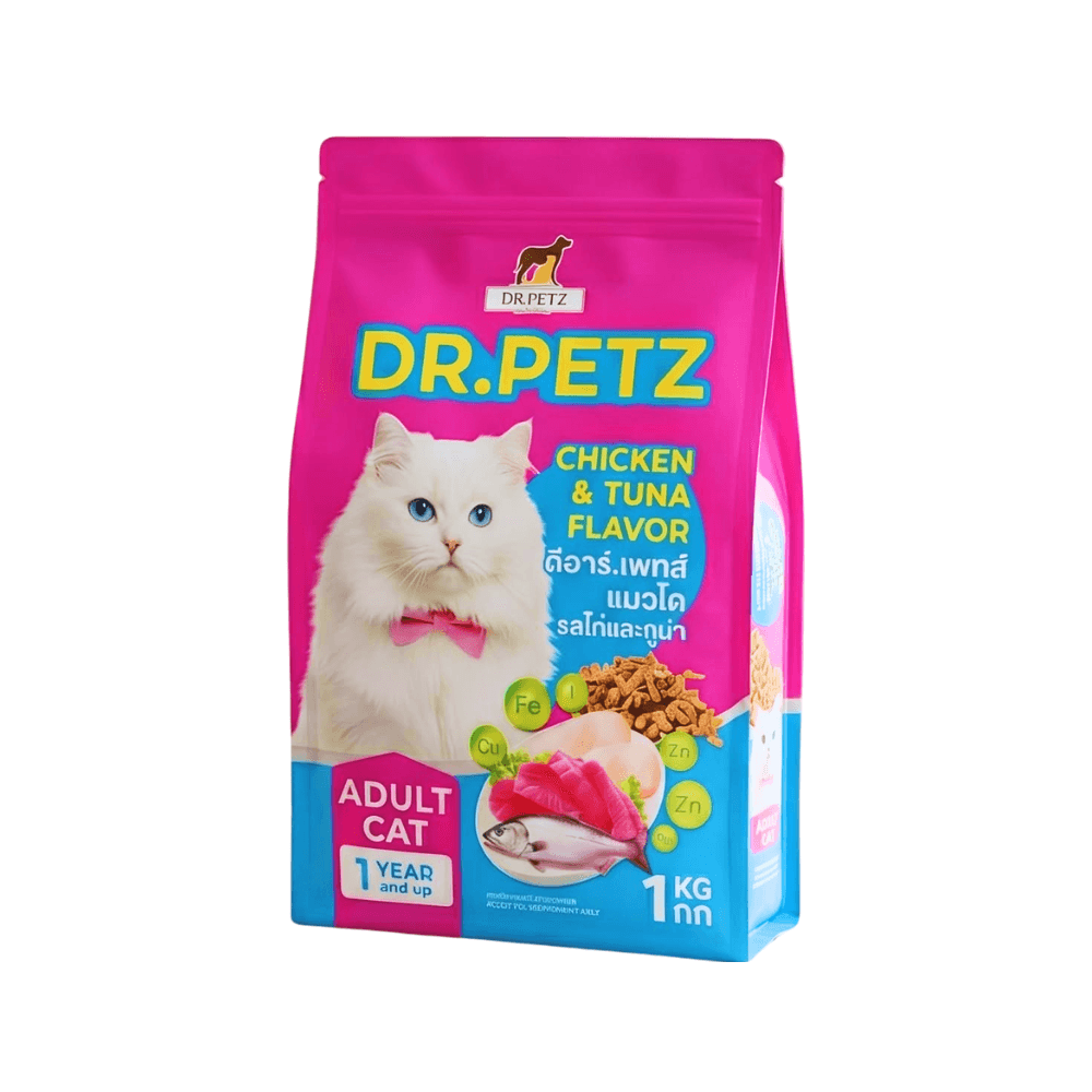 Dr. Petz Adult Cat Food Chicken & Tuna 1kg
