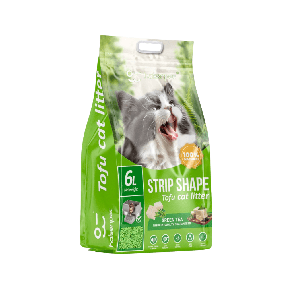 Haisenpet Tofu Cat Litter Green Tea Flavour 6L / 2.5kg