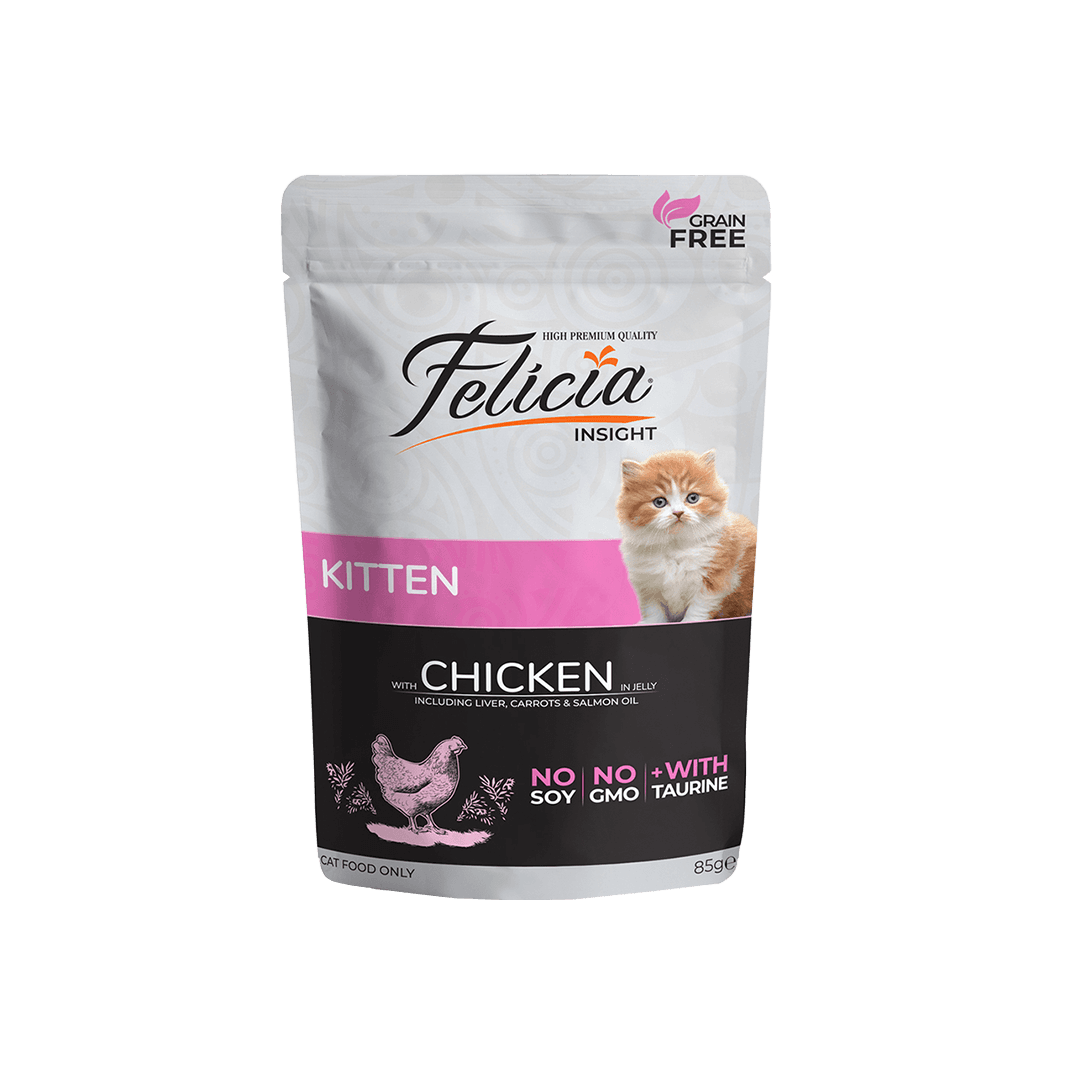 Felicia Grain Free Pouch Kitten Chicken 85g